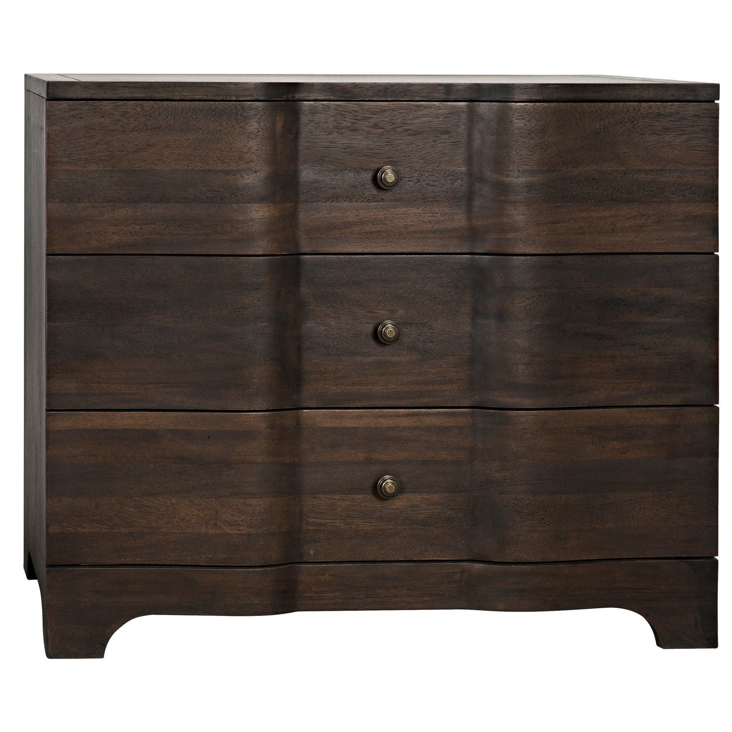 Claudie Wood Ebony Walnut Chest-Chests-Noir-Sideboards and Things