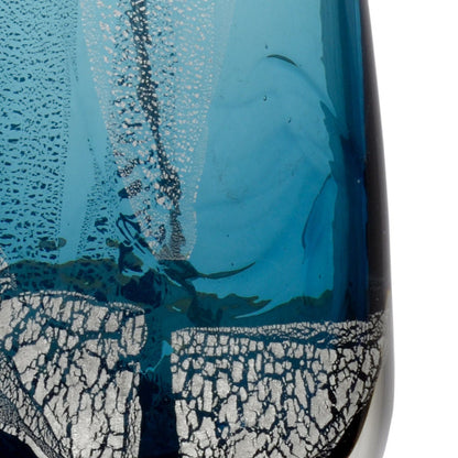 Wildwood Clauseen Blue Glass Table Lamp