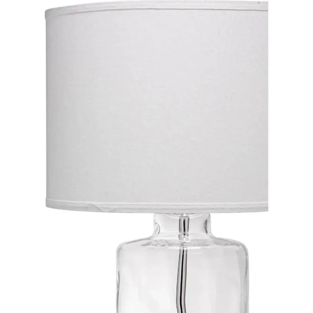 Clear Glass Napa Table Lamp - LOOMLAN - Jamie Young - Table Lamps