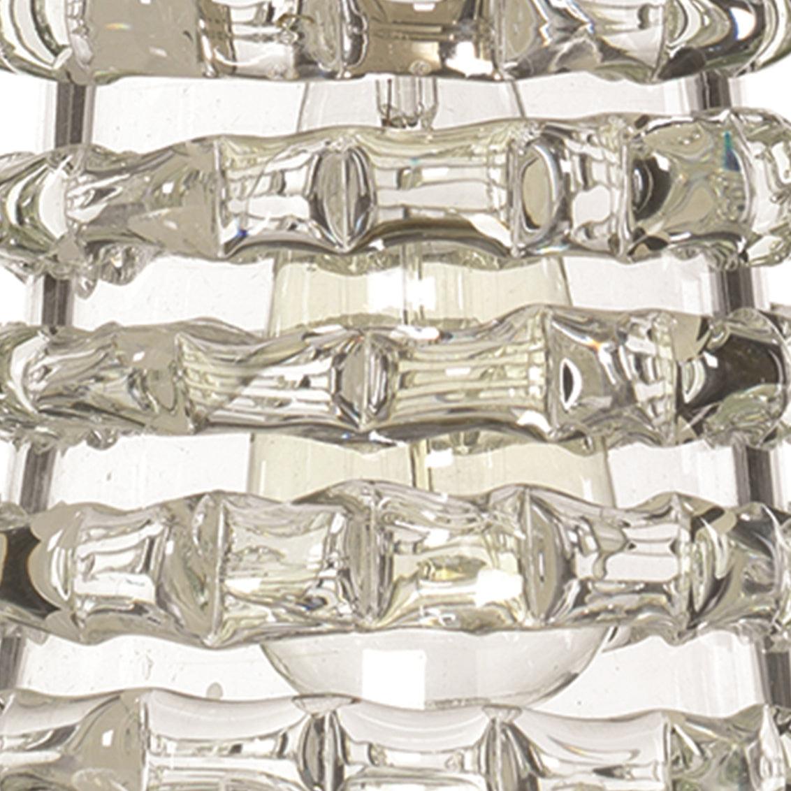 Clear Textured Glass Ribbon Pendant Pendants Sideboards and Things By Jamie Young