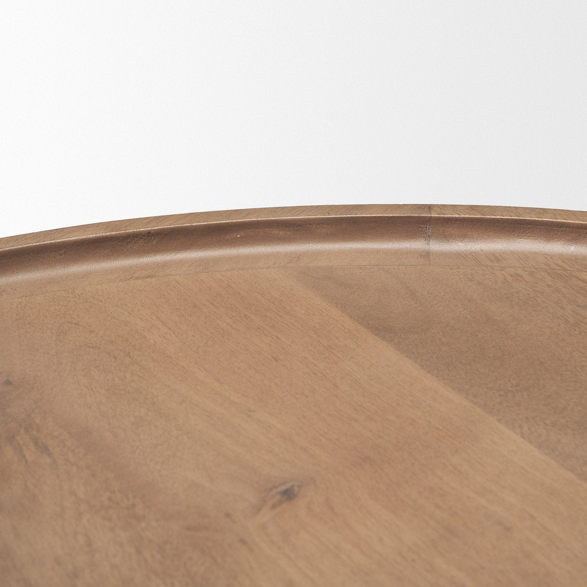 Mercana Cleaver Wooden Round Nesting Coffee Table 2PC