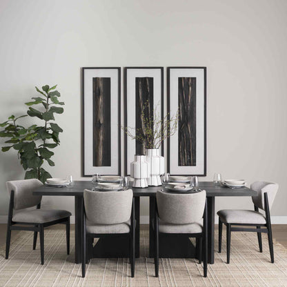 Mercana Cline Fabric Armless Dining Chair (Set of 2)