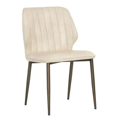 SUNPAN Clinton Leather Armless Dining Chair 2PC