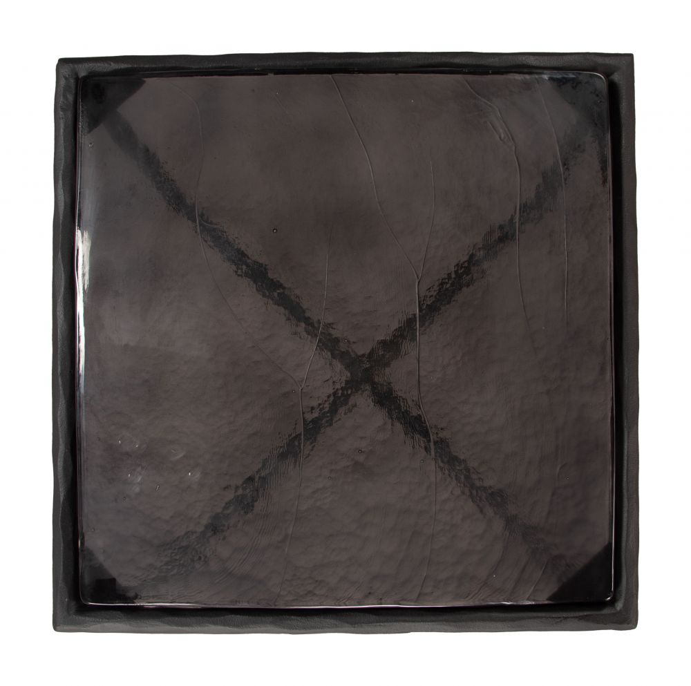Zuo Modern Cloe Aluminum Frame Black Side Table