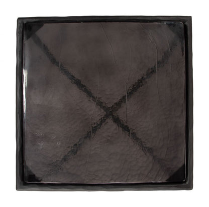 Zuo Modern Cloe Aluminum Frame Black Side Table