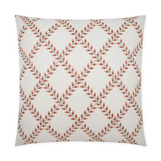 D.V. Kap Clover Lane Coral Red Throw Pillow Insert