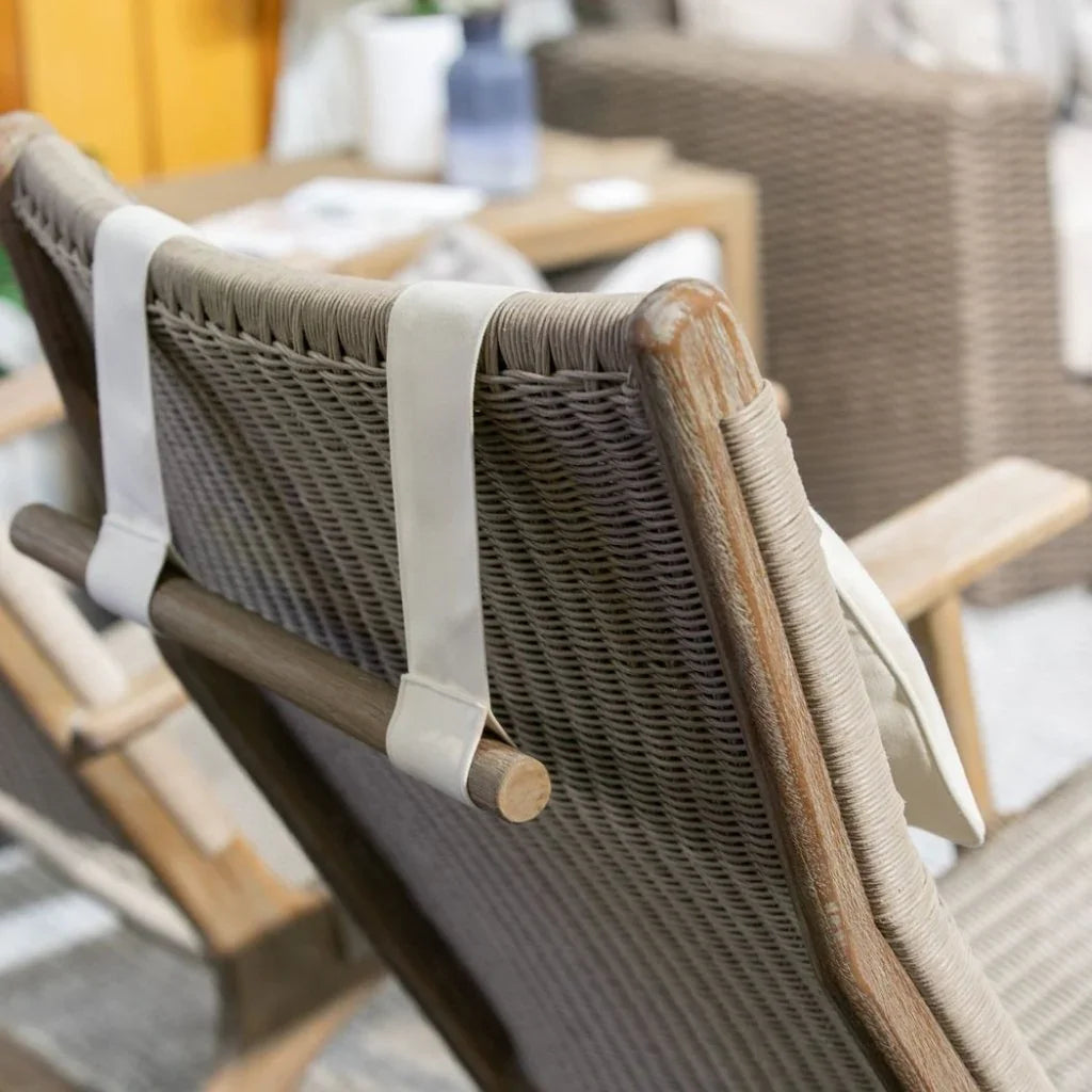 Coastal Cushionless Highback Outdoor Chair -- view 7