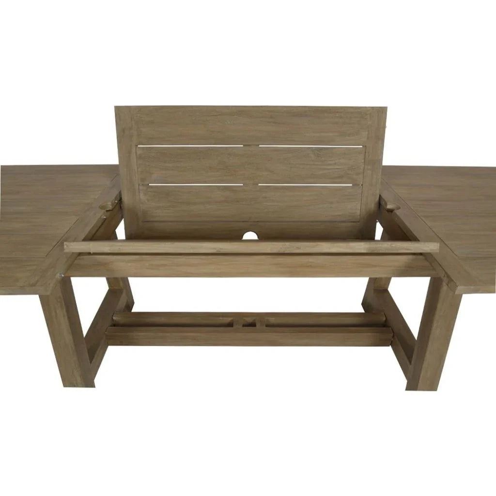 Coastal Leaf Extension Outdoor Dining Table -- view 3