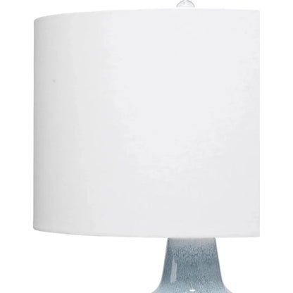 Coastal Style Blue Ceramic Aubrey Table Lamp - LOOMLAN - Jamie Young - Table Lamps