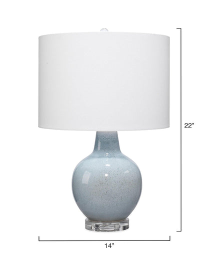 Coastal Style Blue Ceramic Aubrey Table Lamp Table Lamps Sideboards and Things By Jamie Young