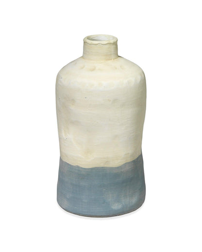 Coastal Style Blue Ceramic Sedona Vessels (Set of 3) Vases & Jars Sideboards and Things By Jamie Young