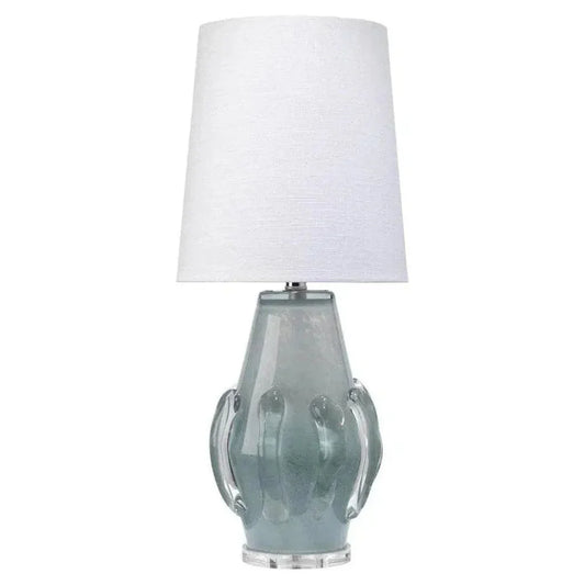 Jamie Young Coastal Style Blue Glass Talon Table Lamp