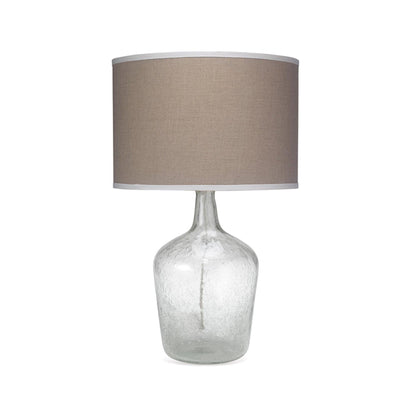 Coastal Style Clear Glass Plum Jar Table Lamp Table Lamps Sideboards and Things By Jamie Young