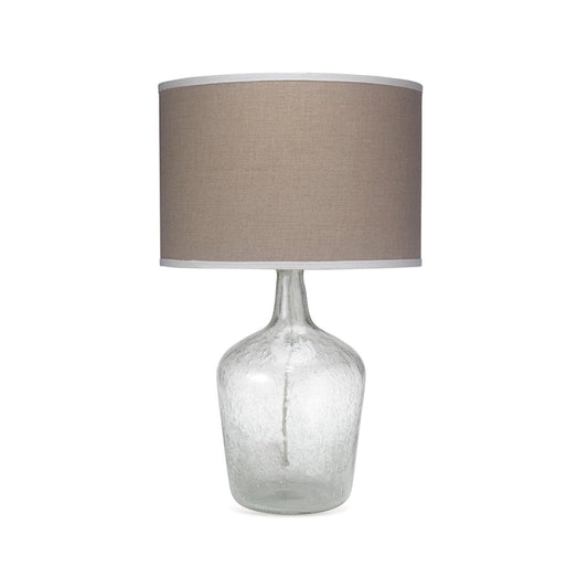 Coastal Style Clear Glass Plum Jar Table Lamp Table Lamps Sideboards and Things By Jamie Young