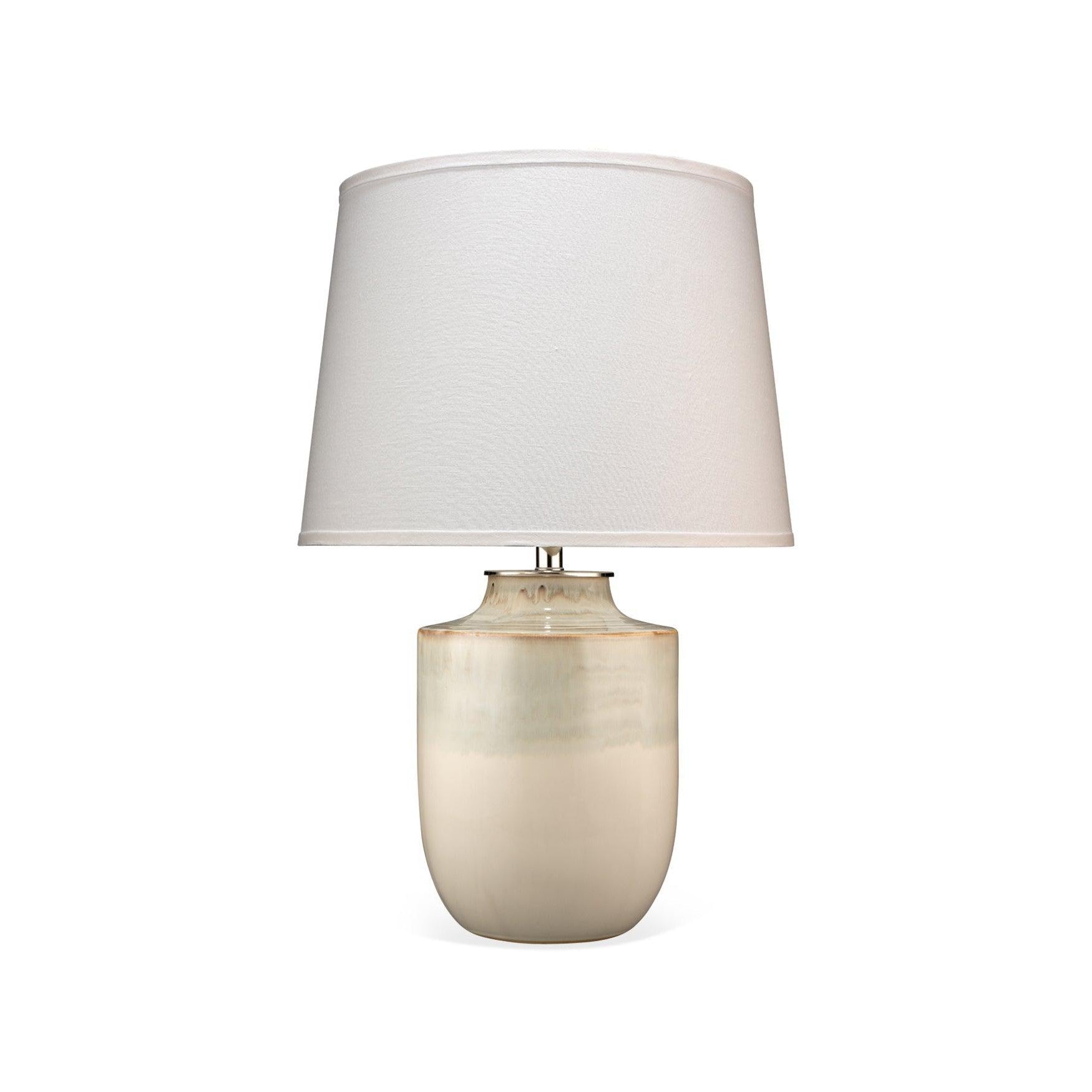 Coastal Style Cream Ceramic Lagoon Table Lamp Table Lamps Sideboards and Things By Jamie Young