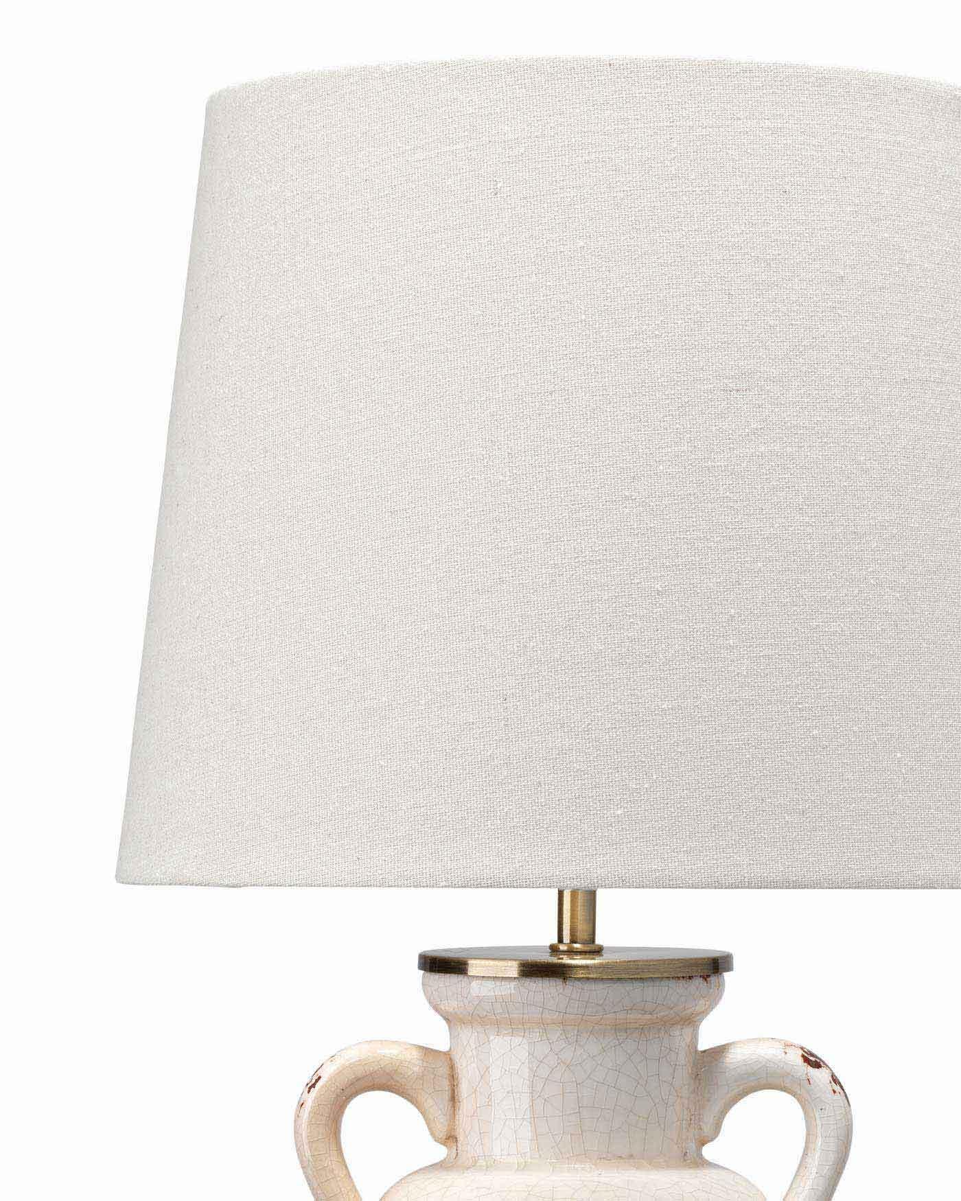 Coastal Style Cream Ceramic Piper Ceramic Table Lamp Table Lamps Sideboards and Things By Jamie Young