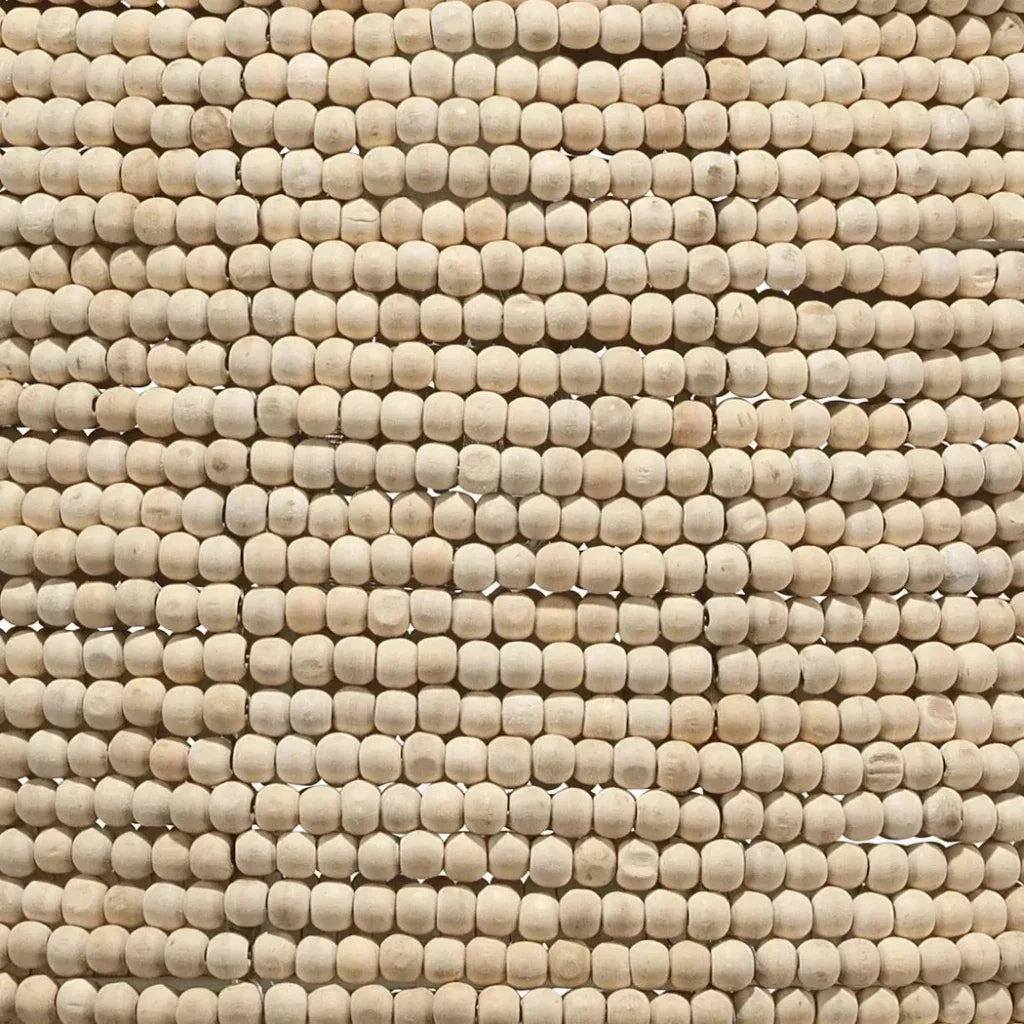 Coastal Style Cream Wood Iron High Tide Pendant - LOOMLAN - Jamie Young - Pendants