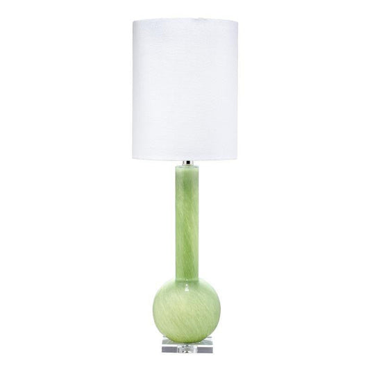 Coastal Style Green Glass Studio Table Lamp Table Lamps Sideboards and Things By Jamie Young