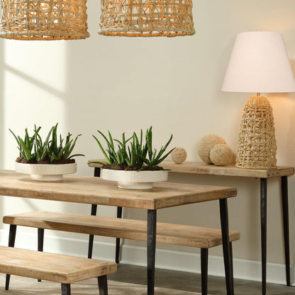 Coastal Style Natural Rope Kauai Table Lamp Table Lamps Sideboards and Things By Jamie Young