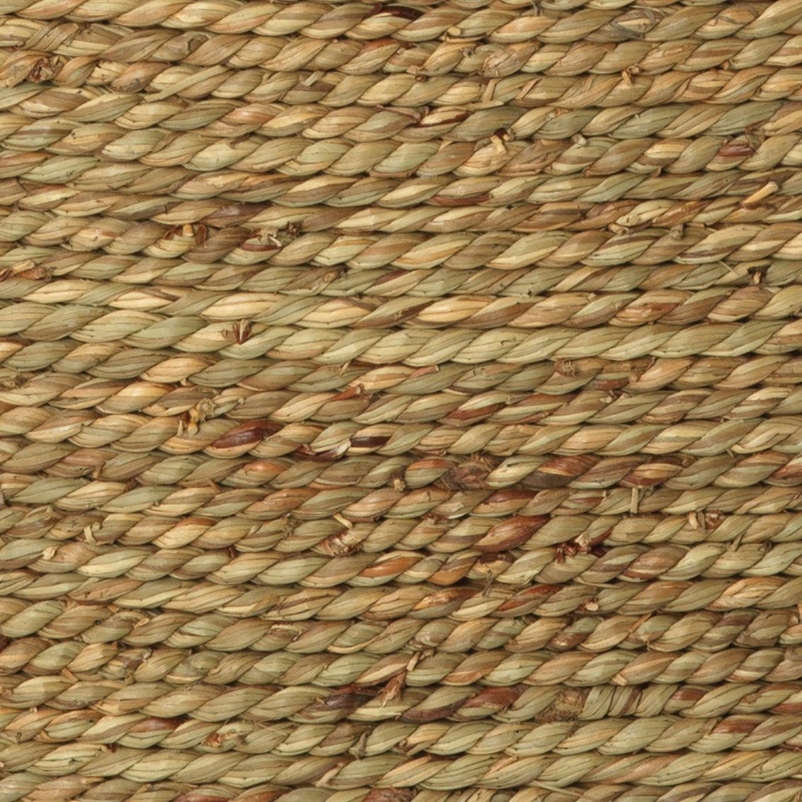 Coastal Style Natural Seagrass Round Harbor Coffee Table Coffee Tables Sideboards and Things By Jamie Young