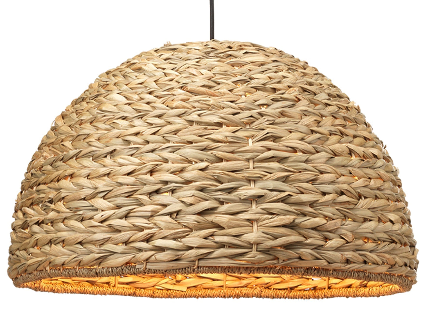 Coastal Style Natural Seagrass Shoreline Pendant Pendants Sideboards and Things By Jamie Young