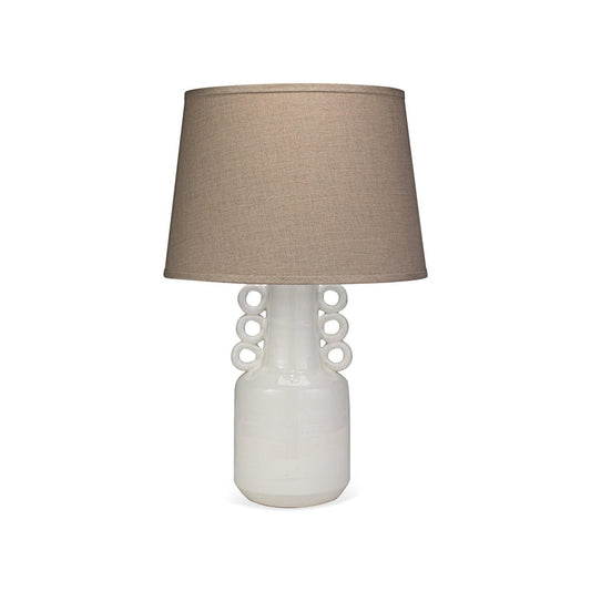 Coastal Style White Ceramic Circus Table Lamp Table Lamps Sideboards and Things By Jamie Young