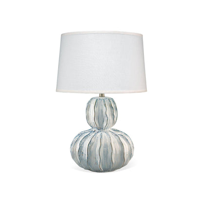 Coastal Style White Ceramic Oceana Gourd Table Lamp Table Lamps Sideboards and Things By Jamie Young