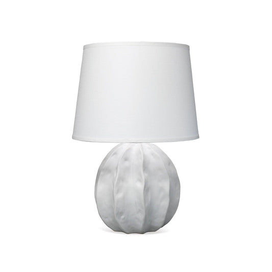 Coastal Style White Ceramic Urchin Table Lamp Table Lamps Sideboards and Things By Jamie Young