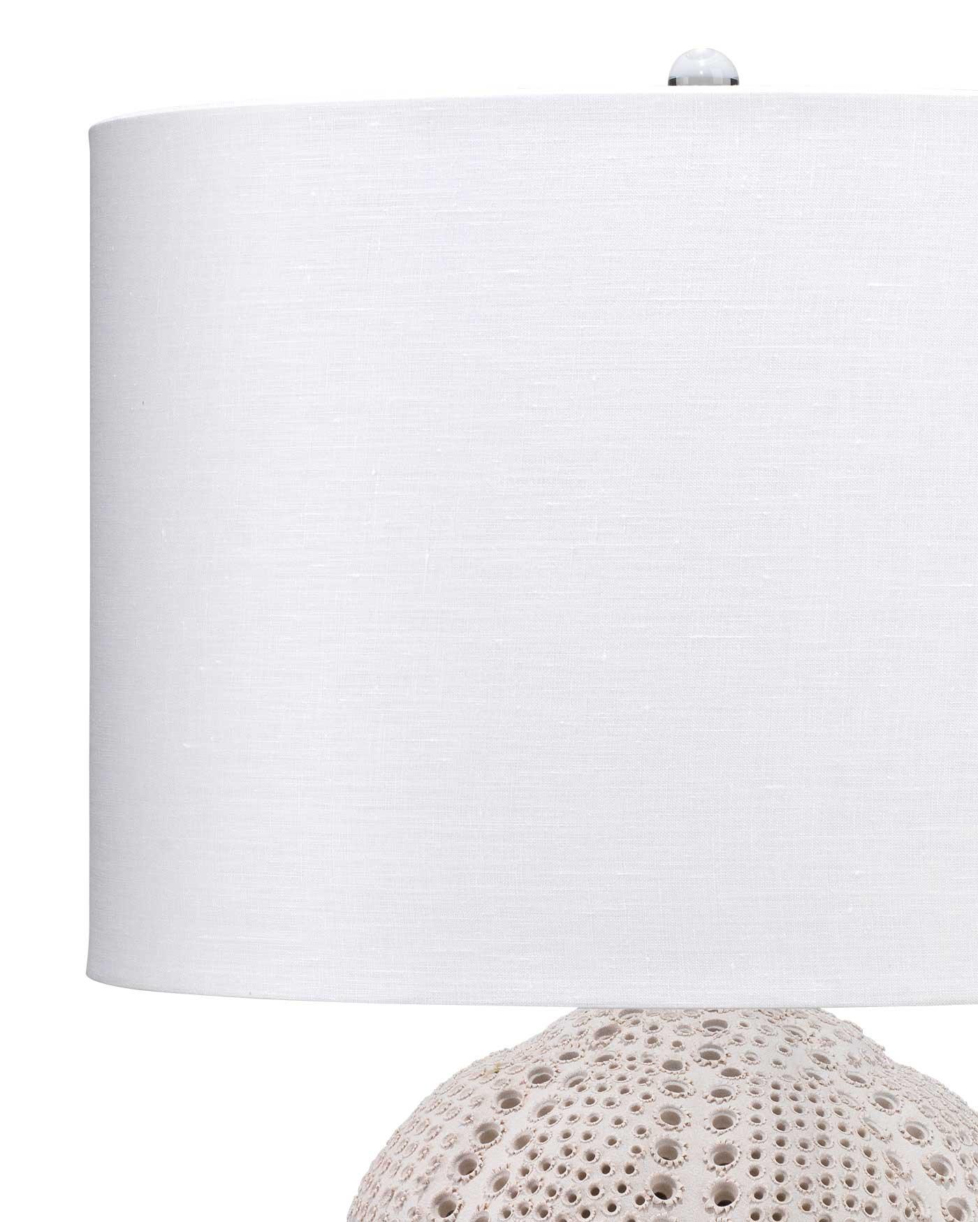 Coastal Style White Porcelain Lunar Table Lamp Table Lamps Sideboards and Things By Jamie Young