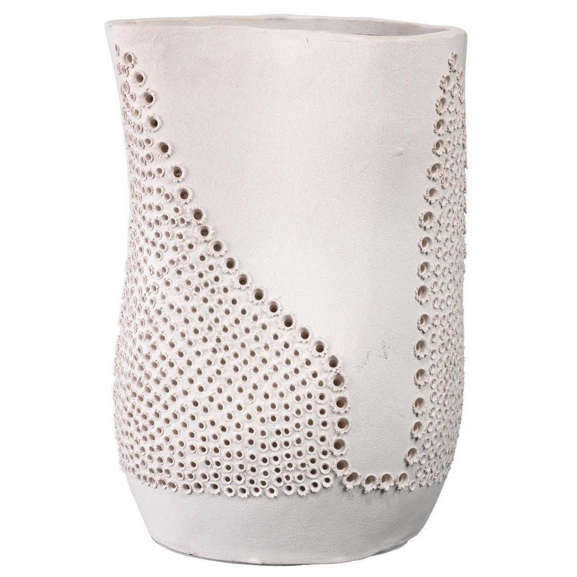 Coastal Style White Porcelain Moonrise Vase Vases & Jars Sideboards and Things By Jamie Young