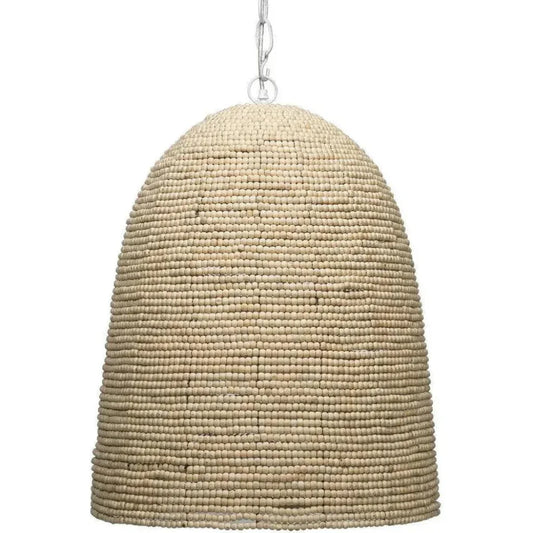 Jamie Young Coastal Style Wood Iron Waterfront Pendant
