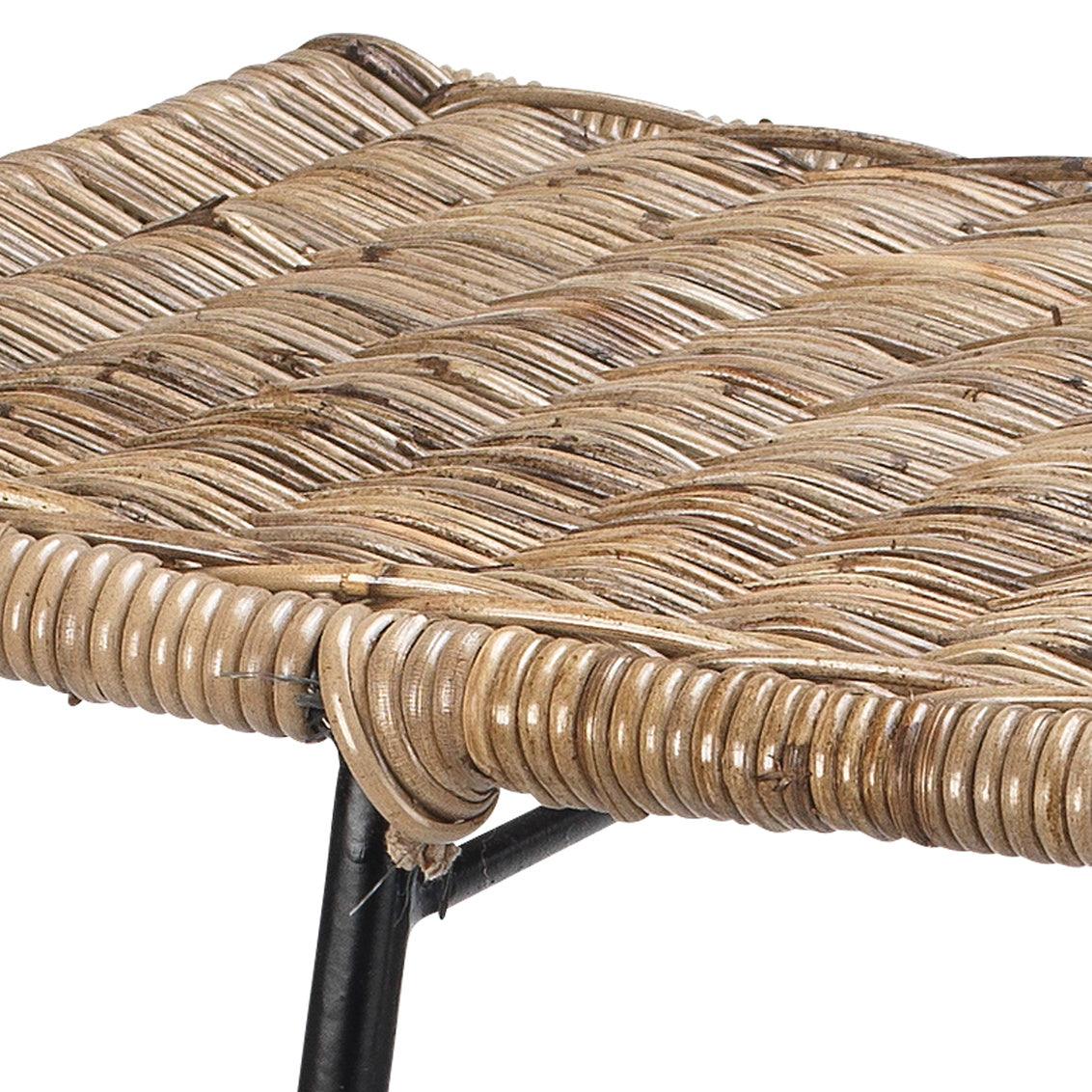 Coastal Style Woven Rattan Wing Counter Stool Without Back Counter Stools Sideboards and Things By Jamie Young