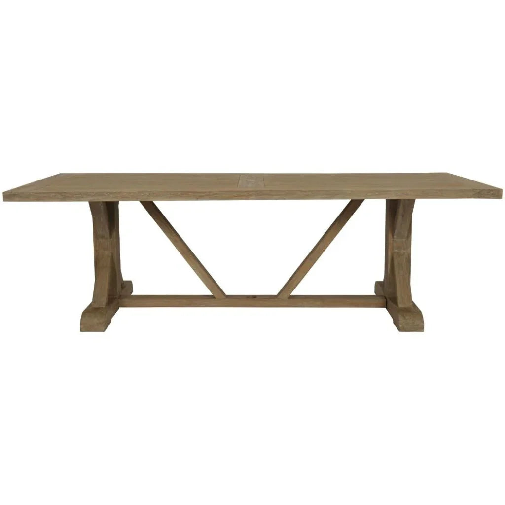 Coastal Teak Durable Outdoor Dining Table -- view 3
