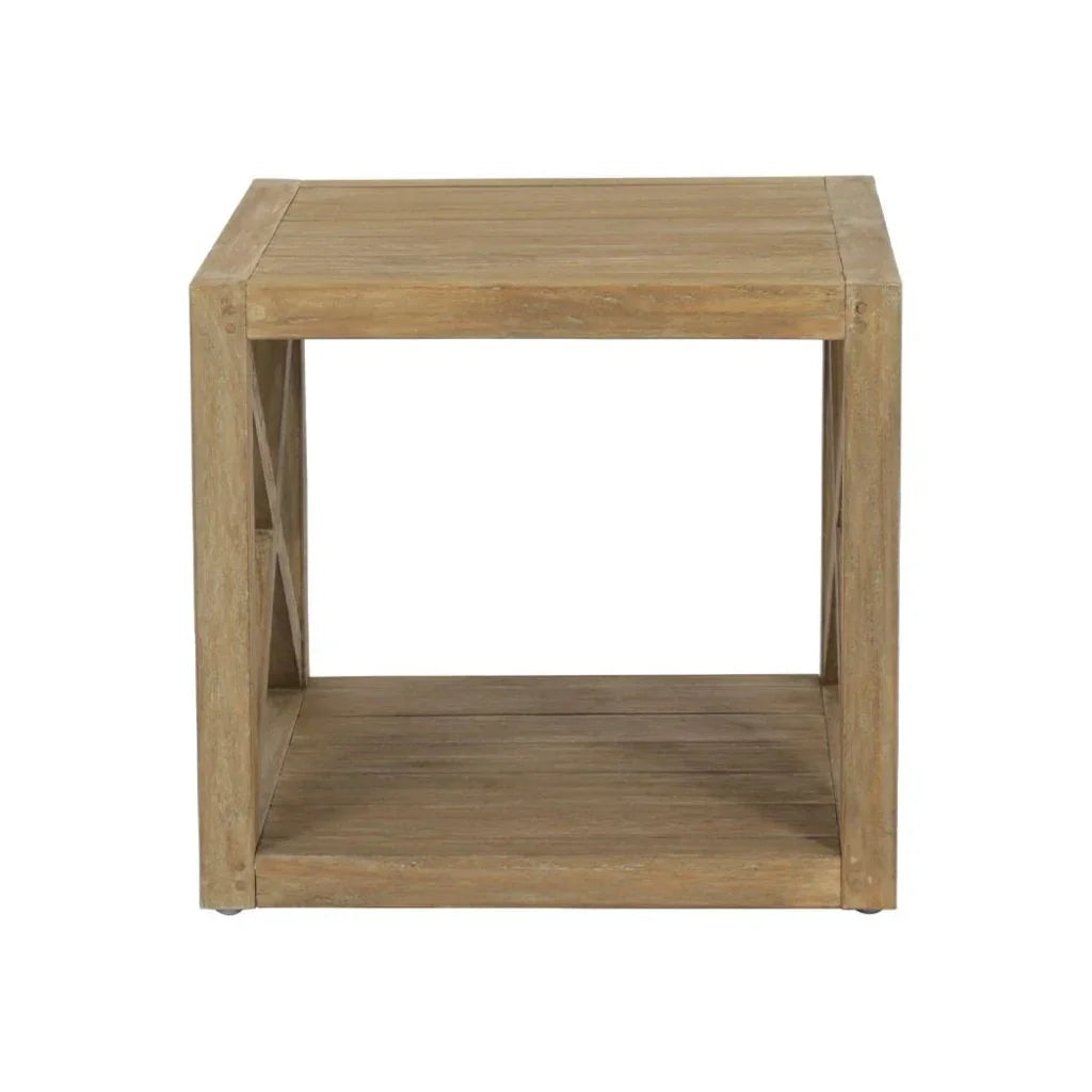Coastal Teak Durable X Outdoor Coffee Table -- view 4
