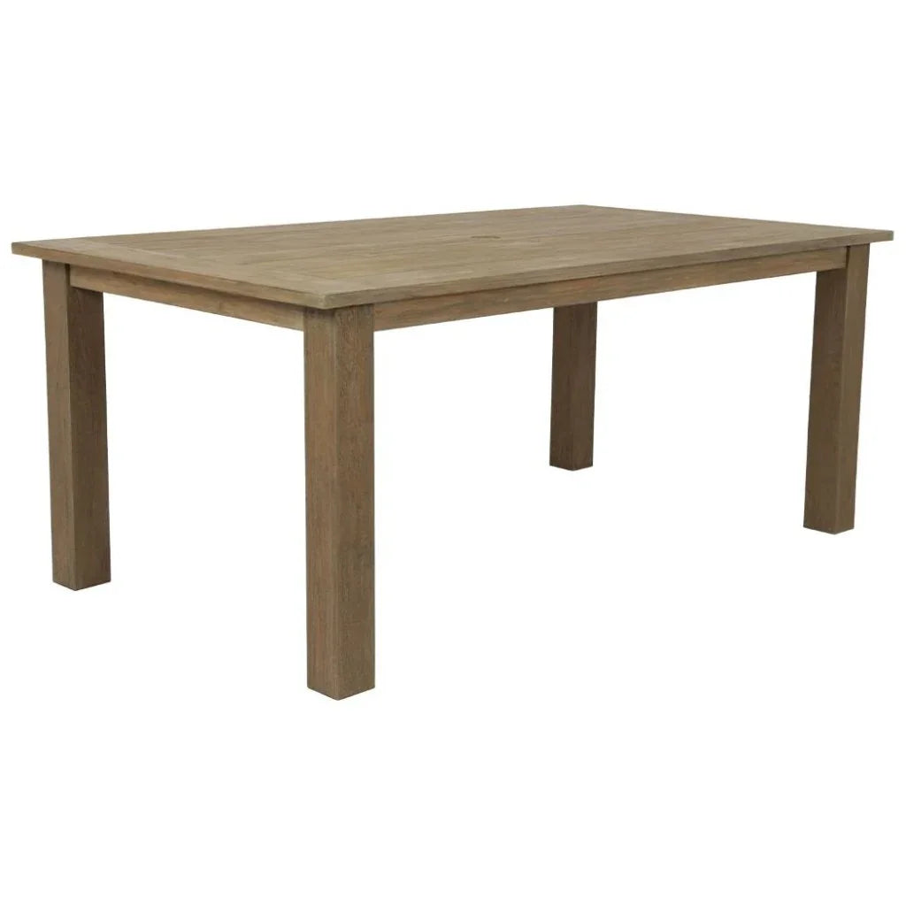 Coastal Teak Modern Outdoor Dining Table