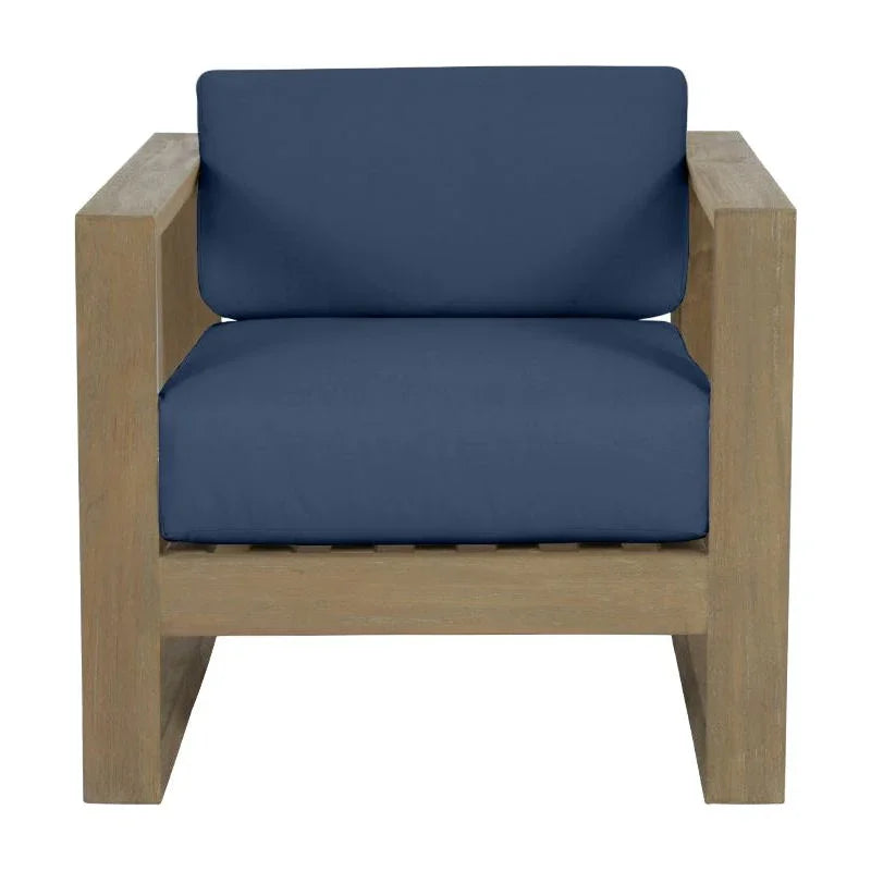 Coastal Teak Sunbrella Outdoor Club Chair -- view 10