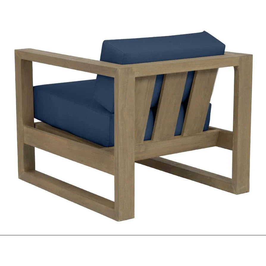 Coastal Teak Sunbrella Outdoor Club Chair -- view 12