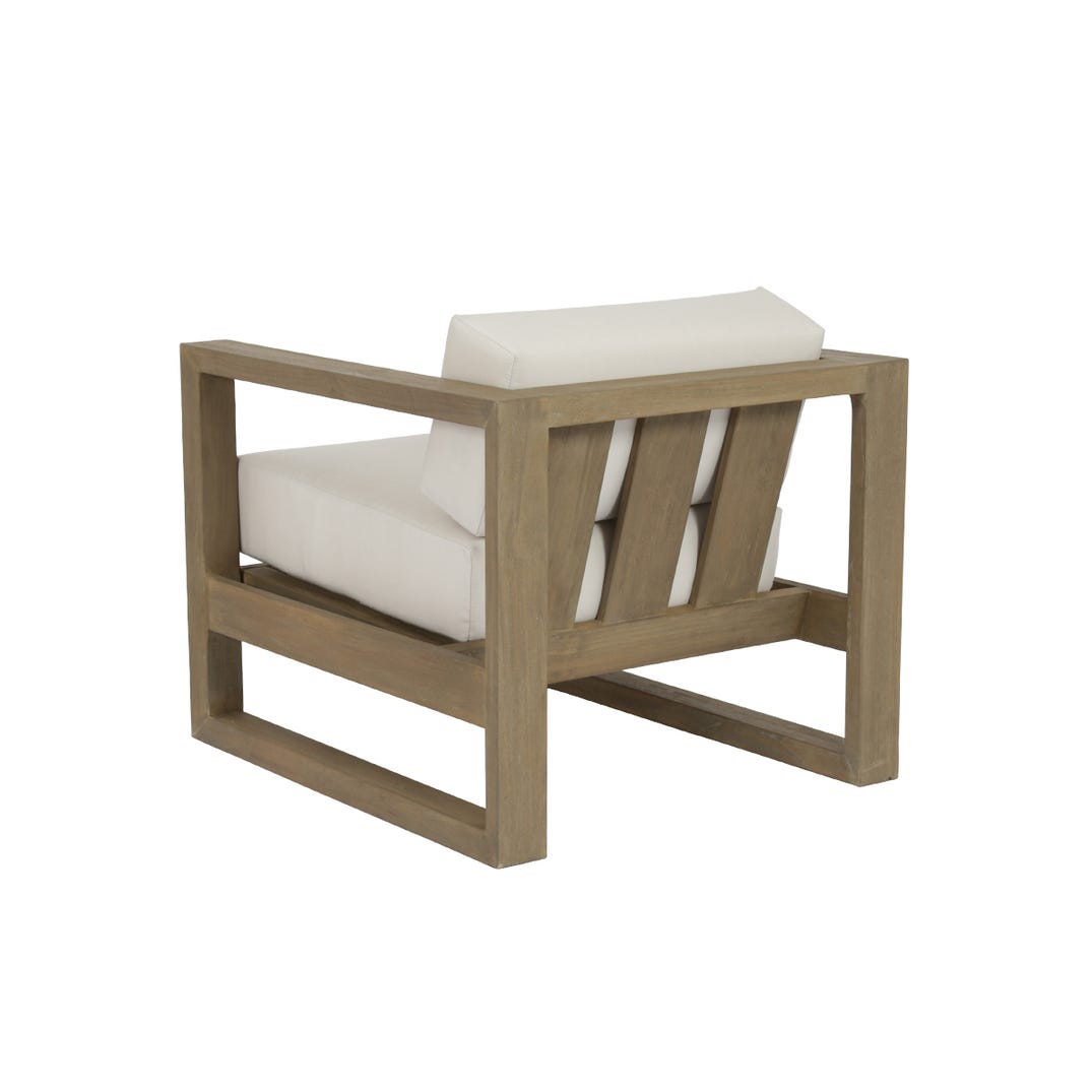 Coastal Teak Sunbrella Outdoor Club Chair -- view 22