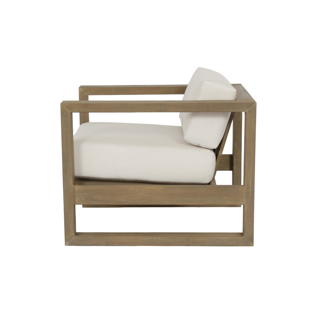 Coastal Teak Sunbrella Outdoor Club Chair -- view 23