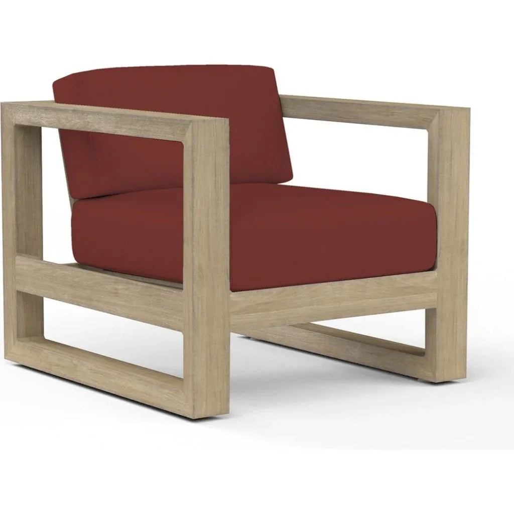 Coastal Teak Sunbrella Outdoor Club Chair -- view 19