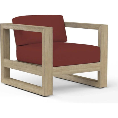 Coastal Teak Sunbrella Outdoor Club Chair -- view 19