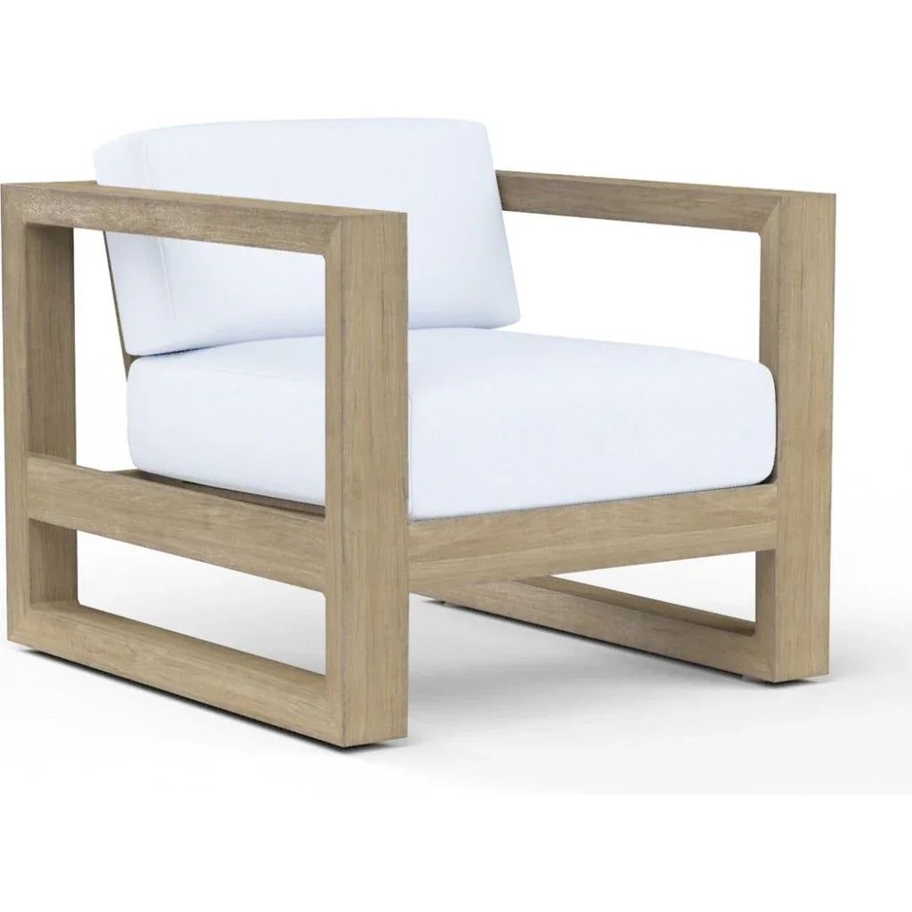 Coastal Teak Sunbrella Outdoor Club Chair -- view 18