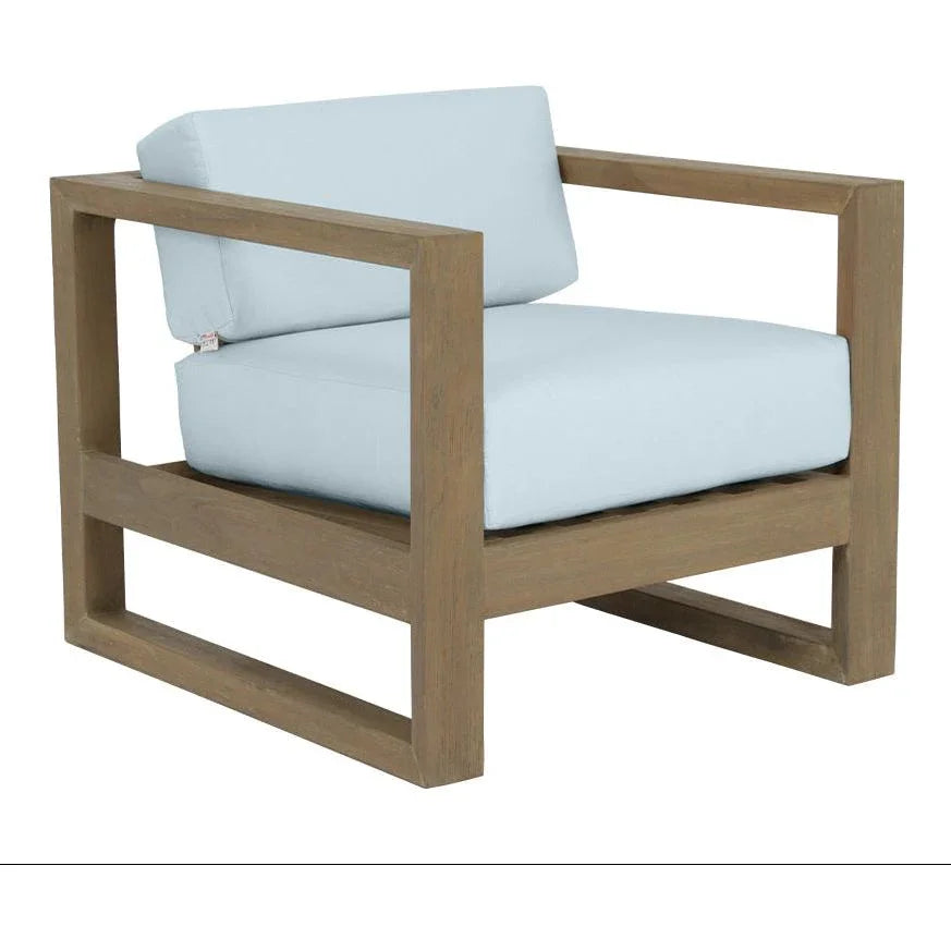 Coastal Teak Sunbrella Outdoor Club Chair