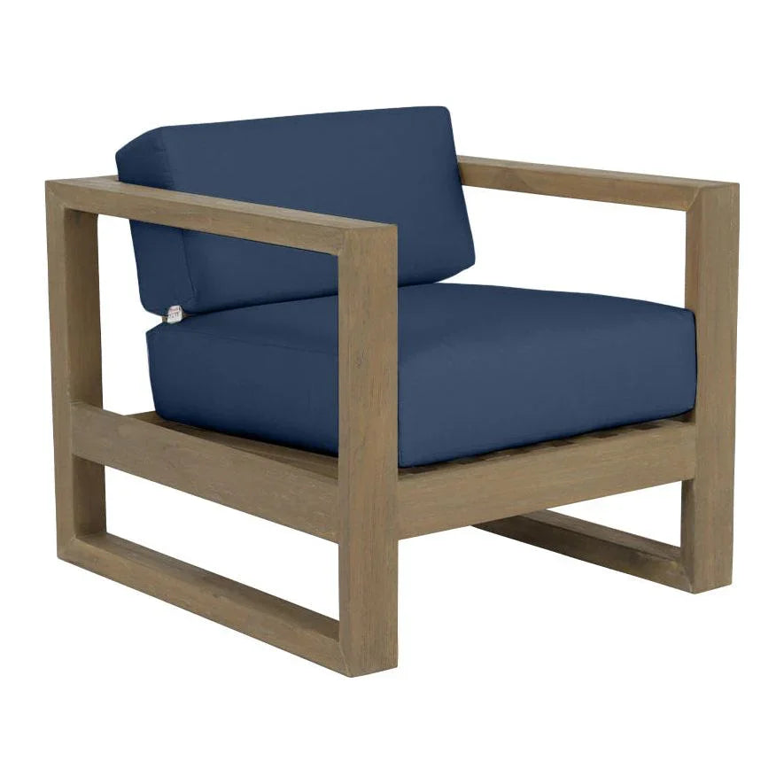 Coastal Teak Sunbrella Outdoor Club Chair -- view 9