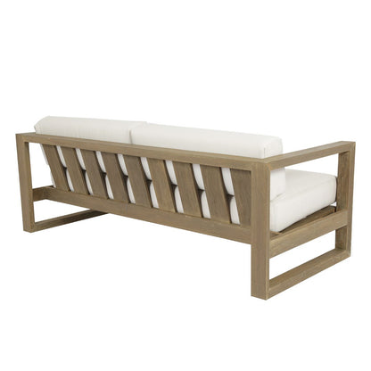 Coastal Teak Sunbrella Outdoor Couch -- view 18