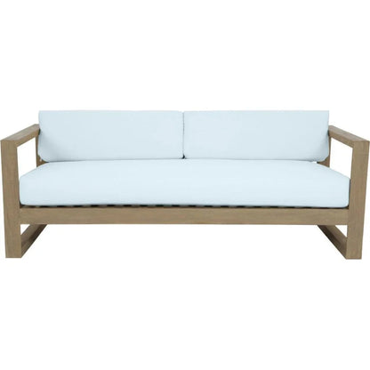 Coastal Teak Sunbrella Outdoor Couch -- view 3