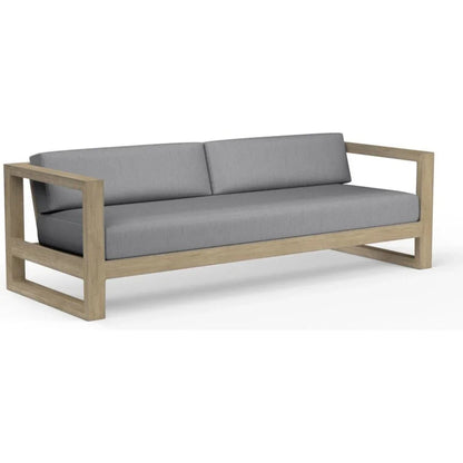Coastal Teak Sunbrella Outdoor Couch -- view 12