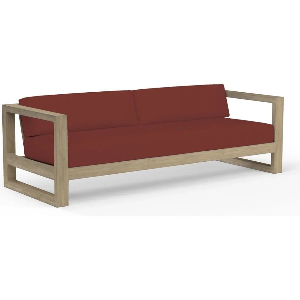 Coastal Teak Sunbrella Outdoor Couch -- view 15