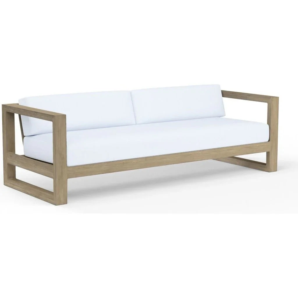 Coastal Teak Sunbrella Outdoor Couch -- view 14