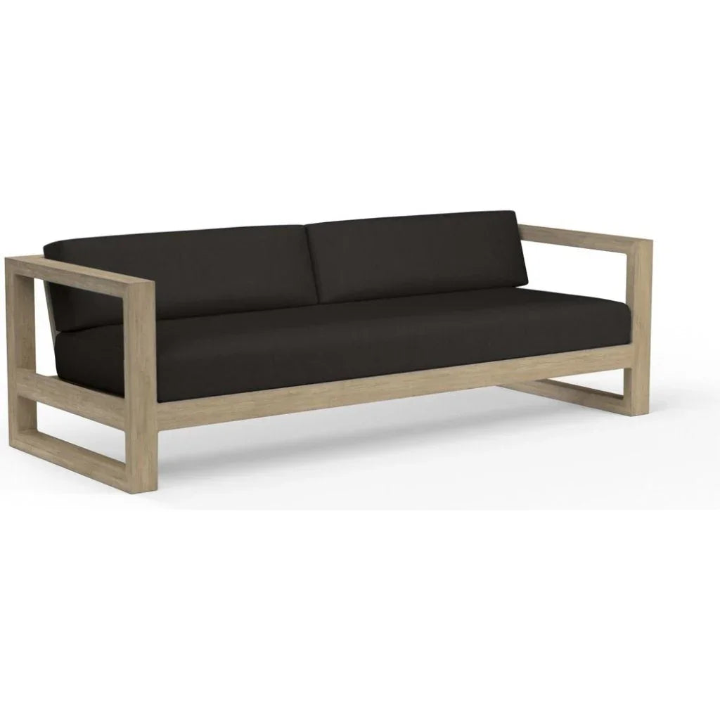 Coastal Teak Sunbrella Outdoor Couch -- view 10